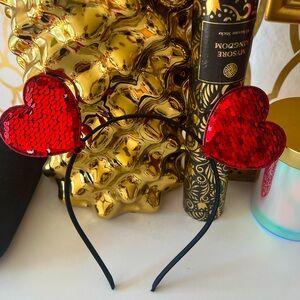 VALENTINES DAY❤️❤️🖤🖤HEART HEADBAND